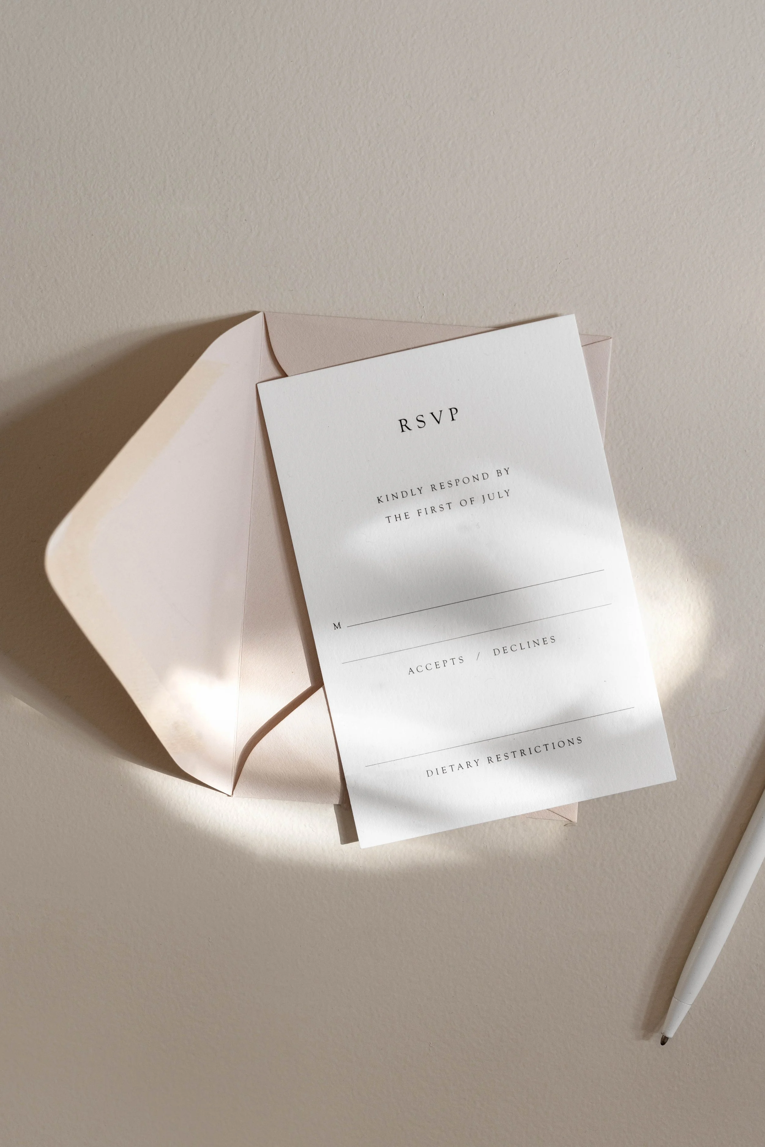 RSVP Cards — Wedding Stationery — Studio Lavender